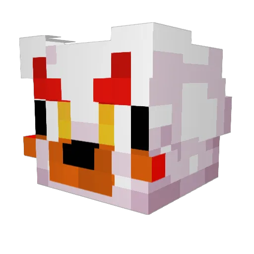 kamoman_97 Minecraft avatar head, 3D render