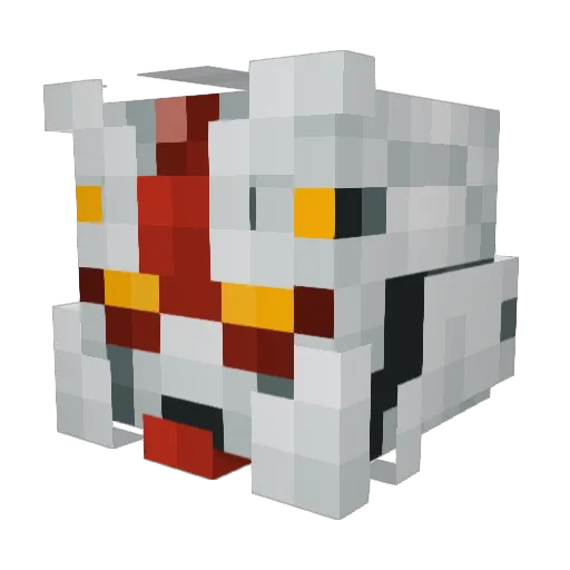 kamonegi_SE_R Minecraft avatar head, 3D render