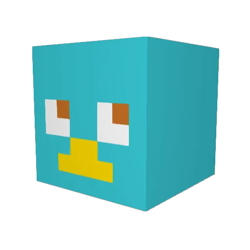 kamonohashi381 Minecraft avatar head, 3D render