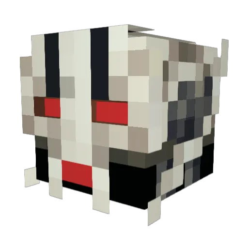 kampknuser Minecraft avatar head, 3D render