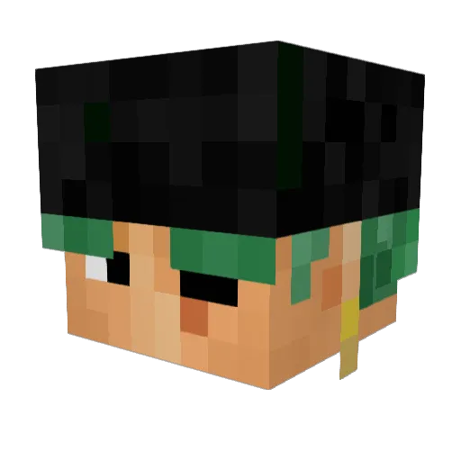 kamtoxsick Minecraft avatar head, 3D render