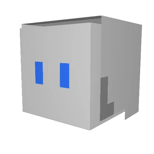 kamy707 Minecraft avatar head, 3D render