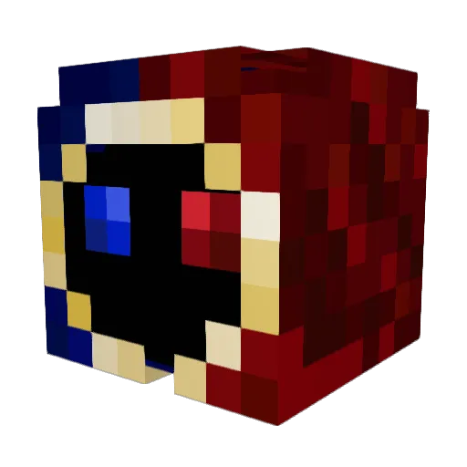 kamyul0101 Minecraft avatar head, 3D render