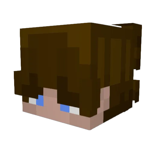 kamyykkk Minecraft avatar head, 3D render