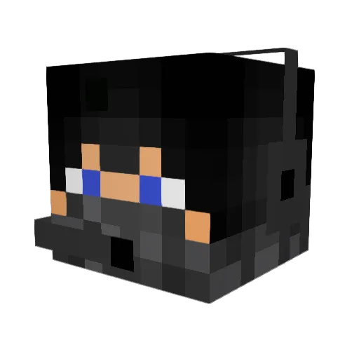 kamziksvk Minecraft avatar head, 3D render