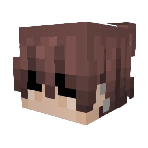 kan1kel Minecraft avatar head, 3D render