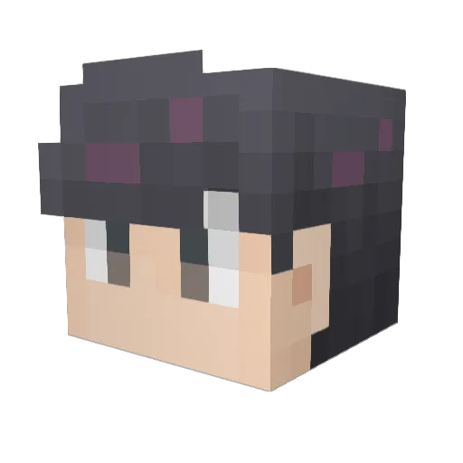 kana1011 Minecraft avatar head, 3D render