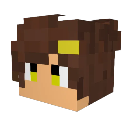 kaname2702 Minecraft avatar head, 3D render