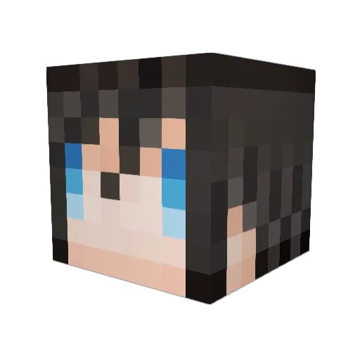 kanami0917 Minecraft avatar head, 3D render