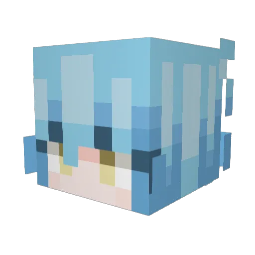 kanarek265 Minecraft avatar head, 3D render