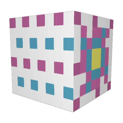 kanaria001 Minecraft avatar head, 3D render