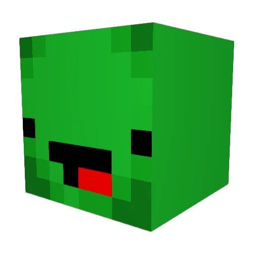 kanata2021 Minecraft avatar head, 3D render