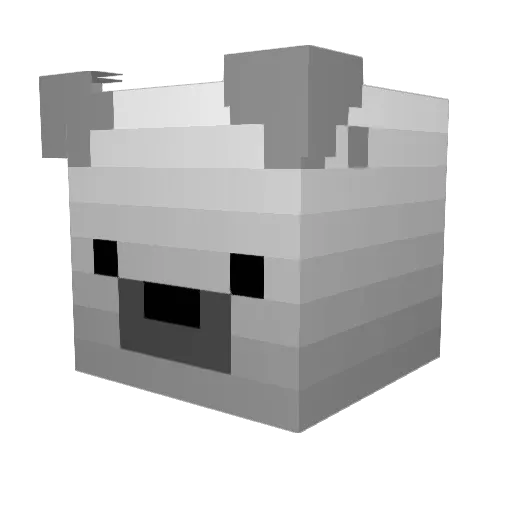 kanato0626 Minecraft avatar head, 3D render