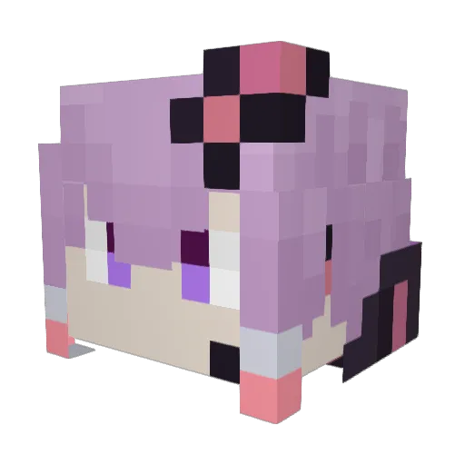kanaya1216 Minecraft avatar head, 3D render