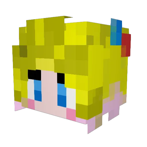 kanda86 Minecraft avatar head, 3D render