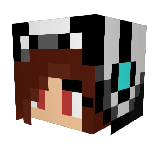 kandyklutz13 Minecraft avatar head, 3D render