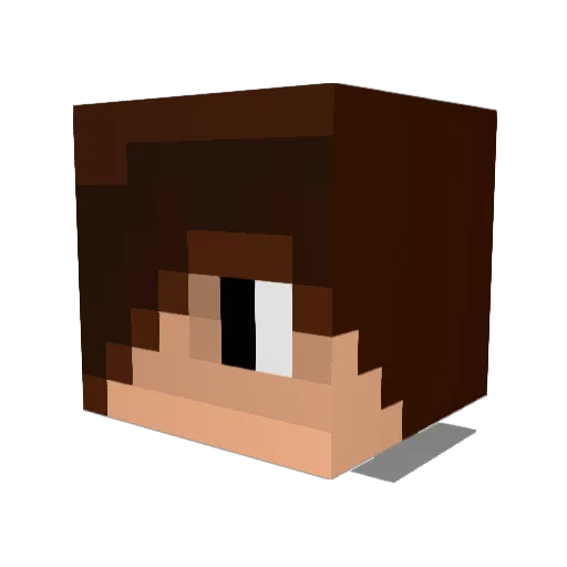 kane7301 Minecraft avatar head, 3D render