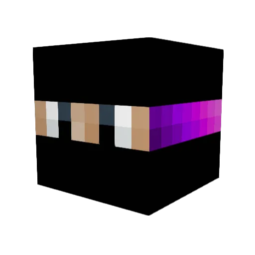 kaneki56 Minecraft avatar head, 3D render