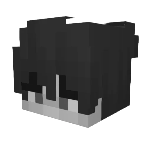 kanekiqz Minecraft avatar head, 3D render