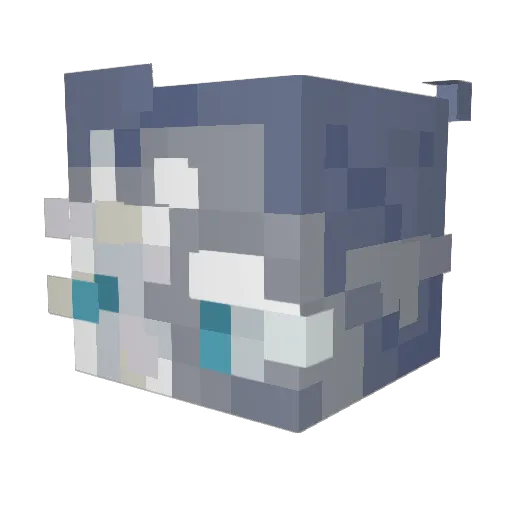 kanelioli Minecraft avatar head, 3D render