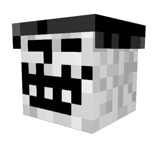 kang56 Minecraft avatar head, 3D render