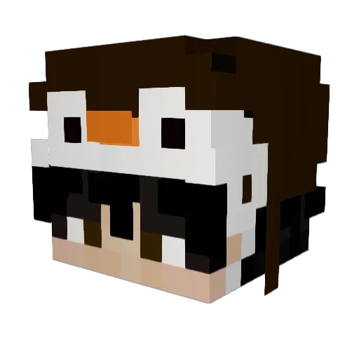 kangaroooo101 Minecraft avatar head, 3D render