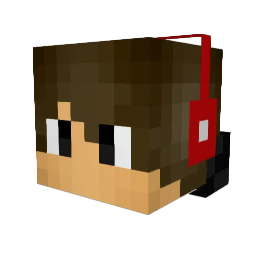 kangaroosfan Minecraft avatar head, 3D render