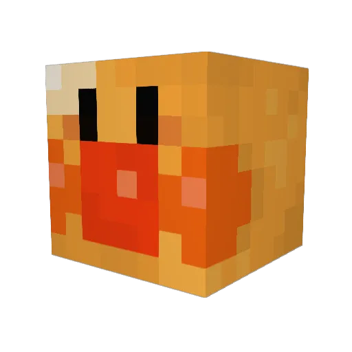 kango0415 Minecraft avatar head, 3D render