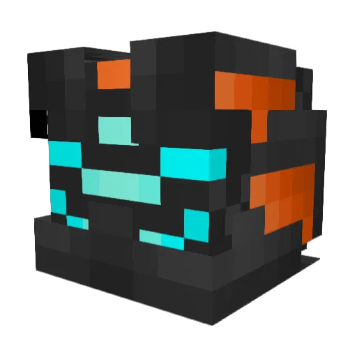 kangyu Minecraft avatar head, 3D render