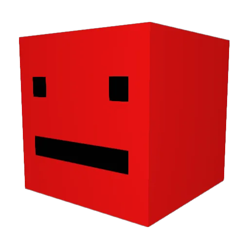 kanikong Minecraft avatar head, 3D render