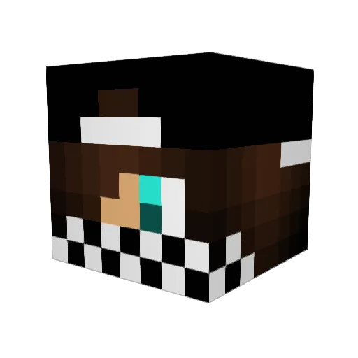 kanimal13 Minecraft avatar head, 3D render