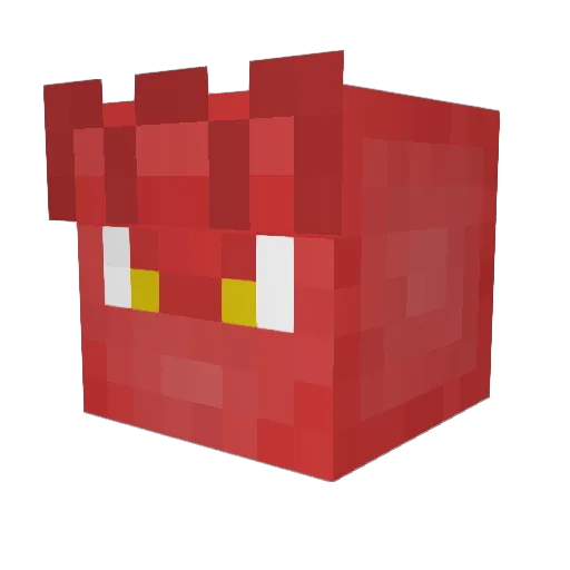 kanizak Minecraft avatar head, 3D render