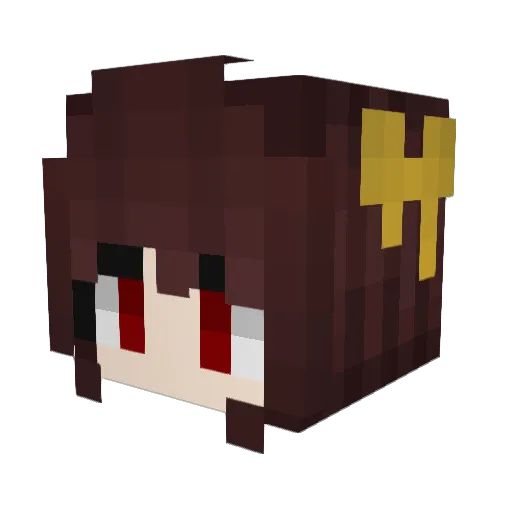 kankerturk Minecraft avatar head, 3D render