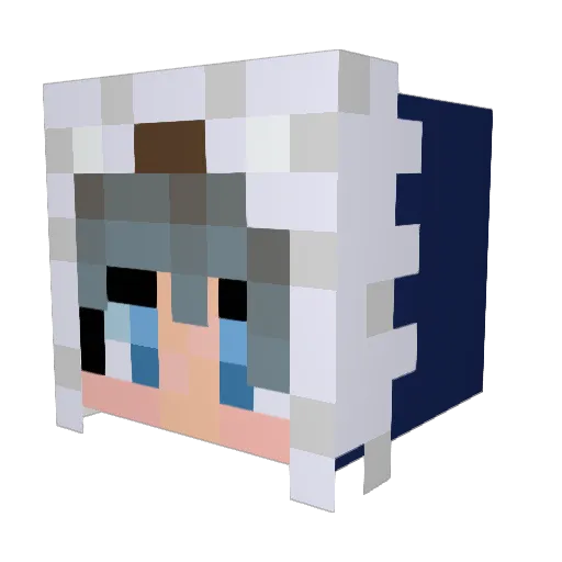kannagi927 Minecraft avatar head, 3D render