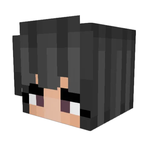 kannaroni Minecraft avatar head, 3D render