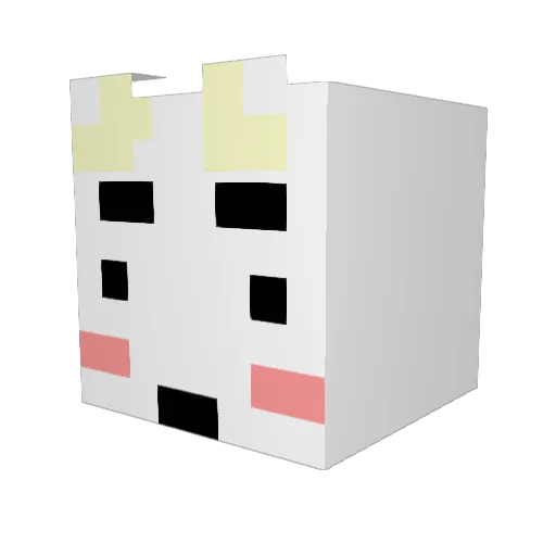 kannnna Minecraft avatar head, 3D render