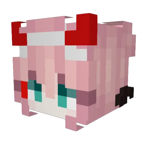 kannon30 Minecraft avatar head, 3D render