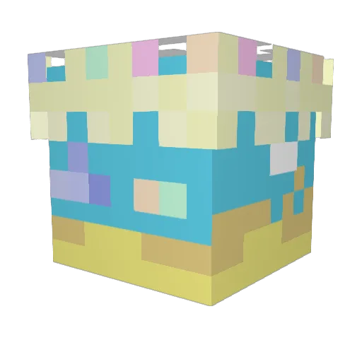 kano252 Minecraft avatar head, 3D render