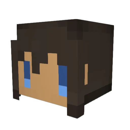 kanon0811 Minecraft avatar head, 3D render