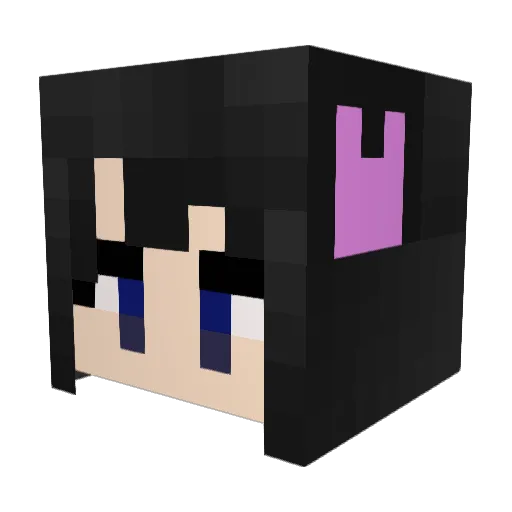 kanonp Minecraft avatar head, 3D render
