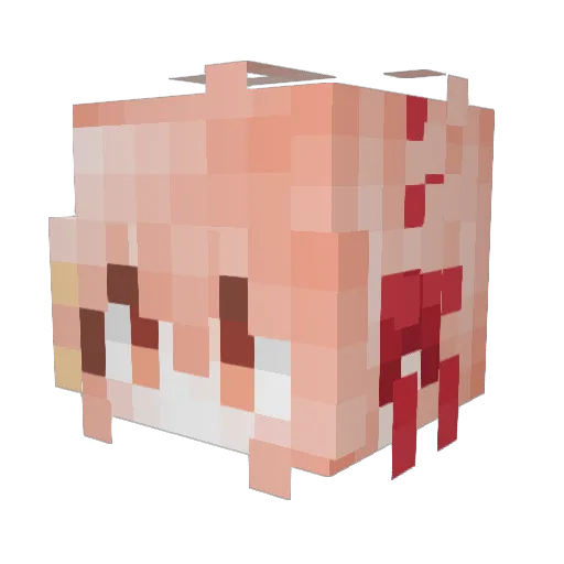 kanosuki996 Minecraft avatar head, 3D render