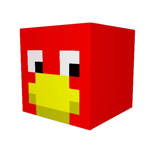 kansei7221 Minecraft avatar head, 3D render