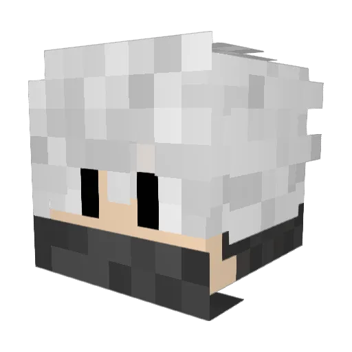 kantabele Minecraft avatar head, 3D render