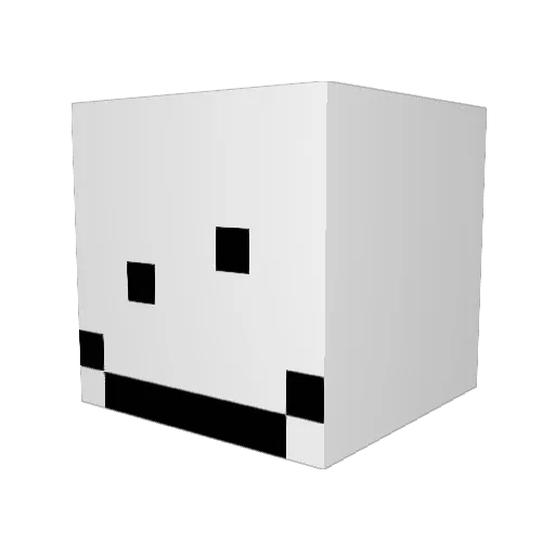 kantarou23 Minecraft avatar head, 3D render
