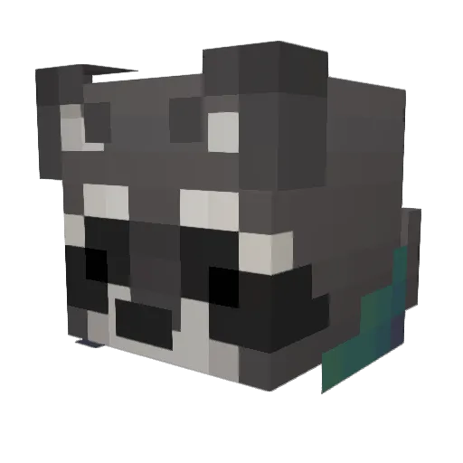 kantje Minecraft avatar head, 3D render