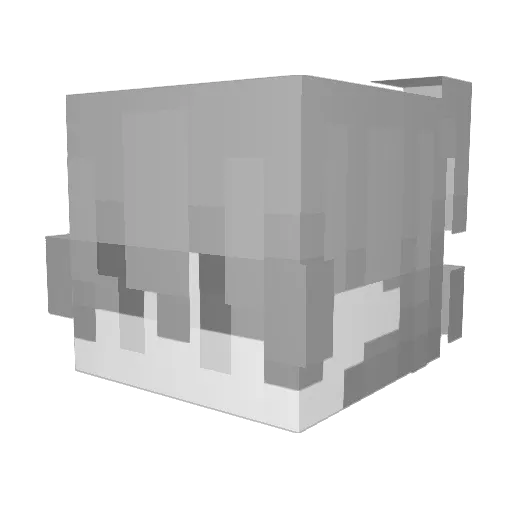 kanxue421 Minecraft avatar head, 3D render
