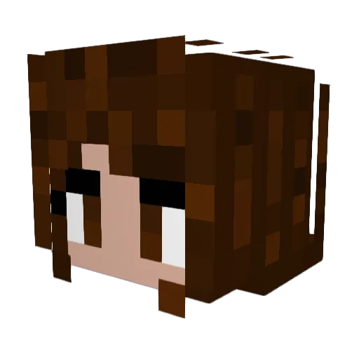 kanyeezzy Minecraft avatar head, 3D render