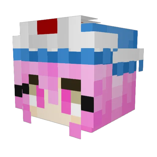 kaomozi919 Minecraft avatar head, 3D render