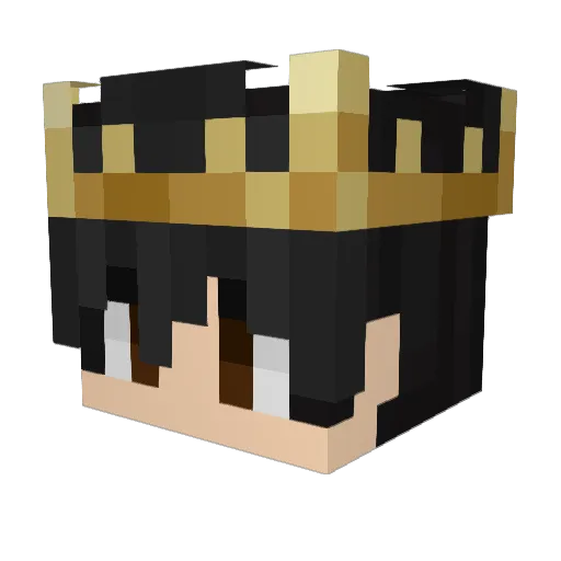 kaos_konen Minecraft avatar head, 3D render