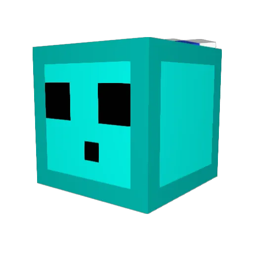 kaossssss Minecraft avatar head, 3D render